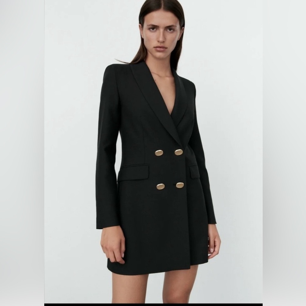 Zara double breasted blazer